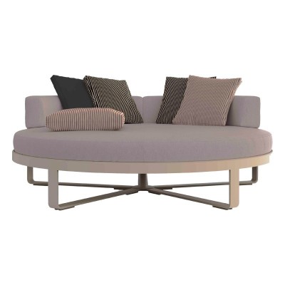 Cama Chill Flat redonda estructura Sand de Gandía Blasco Cama Chill Flat redonda estructura Sand de Gandía Blasco
