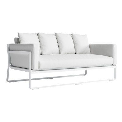 Sofá Flat estructura blanca de Gandía Blasco Sofá Flat estructura blanca de Gandía Blasco
