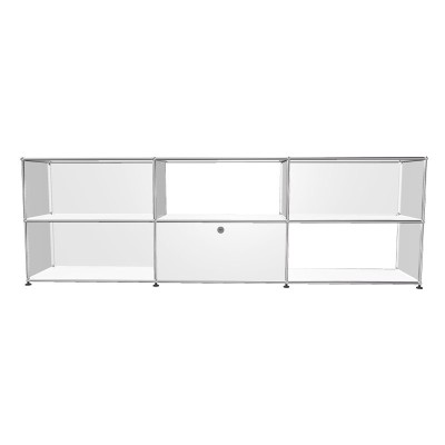 Aparador USM Haller TV multimedia, blanco puro Aparador USM Haller TV multimedia, blanco puro