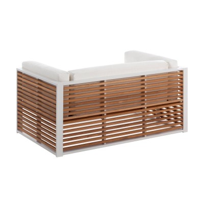 Sofá DNA Teca estructura white de Gandía Blasco Sofá DNA Teca estructura white de Gandía Blasco