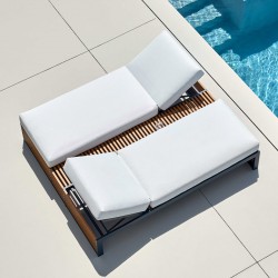 Imagen ambientada cama chill doble Twin DNA madera falsa de Gandía Blasco Imagen ambientada cama chill doble Twin DNA madera falsa de Gandía Blasco