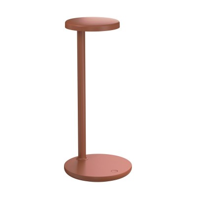 Lámpara Oblique de sobremesa color matte rust de Flos Lámpara Oblique de sobremesa color matte rust de Flos