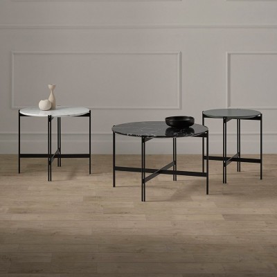 Mesa Duo en mármol de Kendo Mobiliario en Moises Showroom Mesa Duo en mármol de Kendo Mobiliario en Moises Showroom