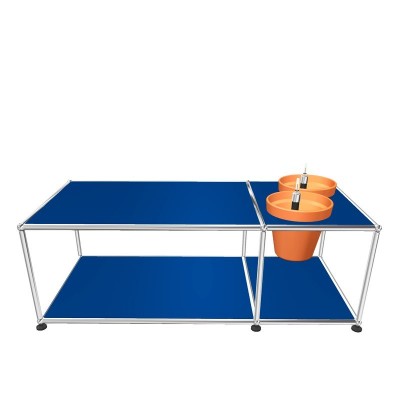 Mesa de centro plantas USM HALLER azul genciana 2 Mesa de centro plantas USM HALLER azul genciana 2