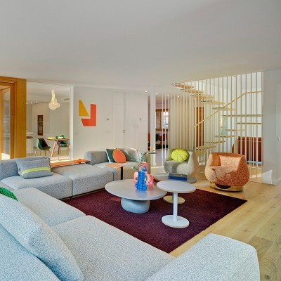 Sancal, mesa Vesper de centro en StonaCril