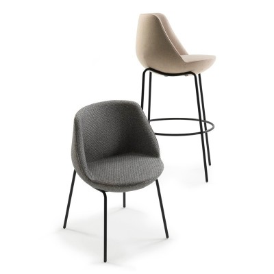 Sancal, sedia Magnum con gamba in metallo Sancal, sedia Magnum con gamba in metallo