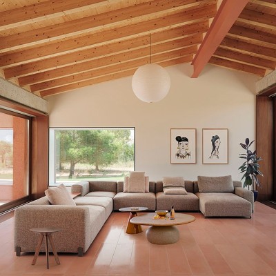Sofá Mousse de Sancal con brazo bajo