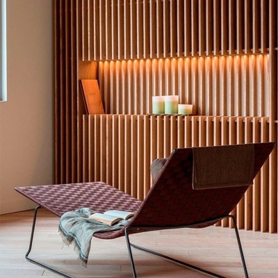 Andreu World Chaise longue d’extérieur tressée Andreu World Chaise longue d’extérieur tressée