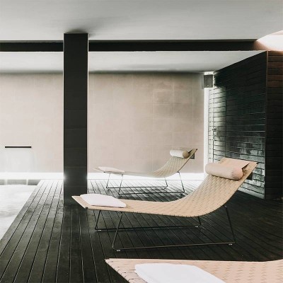 Andreu World Chaise longue d’extérieur tressée Andreu World Chaise longue d’extérieur tressée