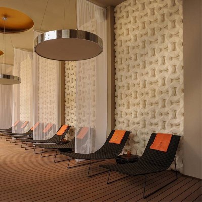 Andreu World Chaise longue d’extérieur tressée Andreu World Chaise longue d’extérieur tressée