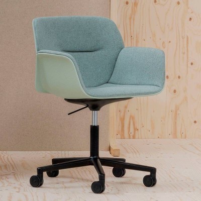 Sillón Nuez con ruedas SO2773 - Andreu World Sillón Nuez con ruedas SO2773 - Andreu World