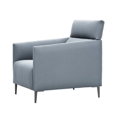 Grey armchair Joquer standard base Grey armchair Joquer standard base