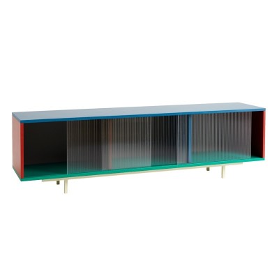Colour Cabinet L con puertas de vidrio HAY Colour Cabinet L con puertas de vidrio HAY