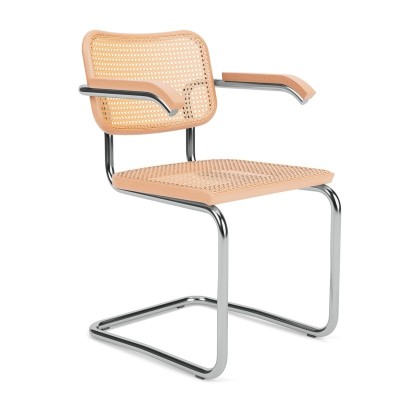 Silla Cesca con brazos haya natural Knoll Silla Cesca con brazos haya natural Knoll