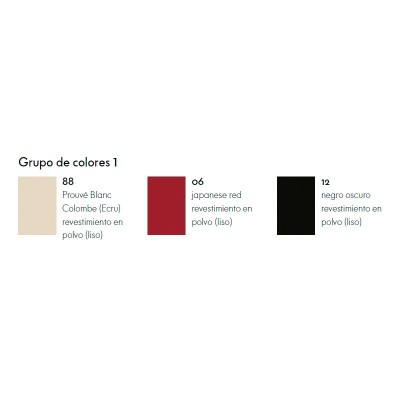 Colores estructura grupo 1 de Vitra Colores estructura grupo 1 de Vitra