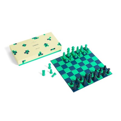 Ajedrez HAY Play Chess Green con caja de HAY Ajedrez HAY Play Chess Green con caja de HAY