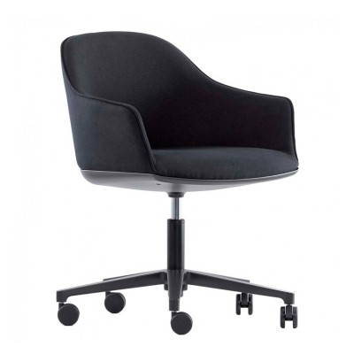 Silla Softshell con ruedas de Vitra Silla Softshell con ruedas de Vitra