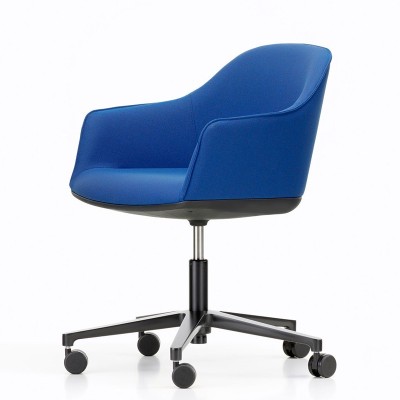 Silla Softshell con ruedas de Vitra Silla Softshell con ruedas de Vitra