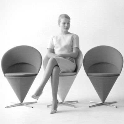Cone Chair diseñada por Verner Panton Cone Chair diseñada por Verner Panton