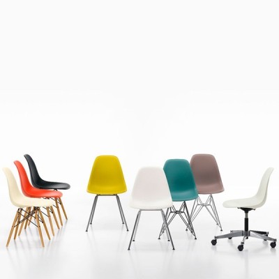Chaise d’appoint en plastique Eames PSCC - Vitra Chaise d’appoint en plastique Eames PSCC - Vitra