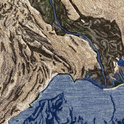 Gan Rugs, Alfombra Plastic Rivers