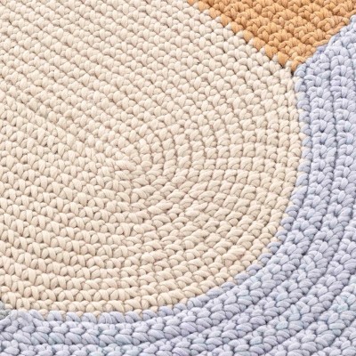 Alfombra Crochet Trio Mix de Gan Rugs Alfombra Crochet Trio Mix de Gan Rugs