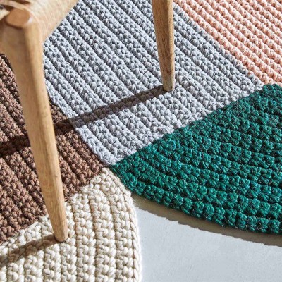 Alfombra Crochet Trio Mix de Gan Rugs Alfombra Crochet Trio Mix de Gan Rugs
