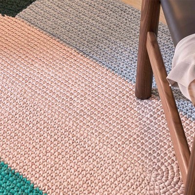 Detalle alfombra Crochet Trio Mix de Gan Rugs Detalle alfombra Crochet Trio Mix de Gan Rugs