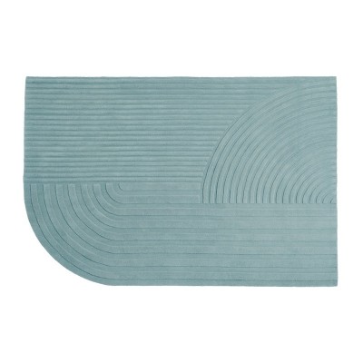 Sage Green Relevo Rug top view 170x240 Muuto Sage Green Relevo Rug top view 170x240 Muuto