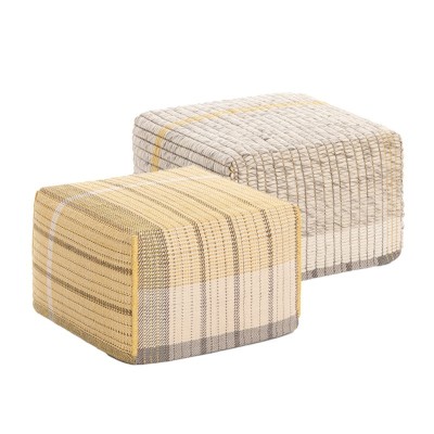 Gan Rugs, Puf Reversible Yellow