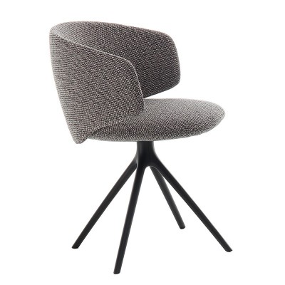 MDF Italia, Silla Universal Armchair de 4 radios con asiento tapizado MDF Italia, Silla Universal Armchair de 4 radios con asiento tapizado
