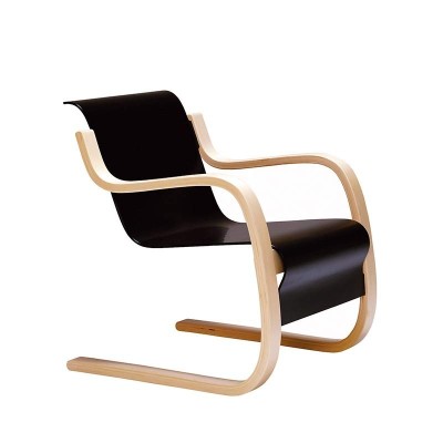 Armchair 42 Sillón negro Artek Armchair 42 Sillón negro Artek