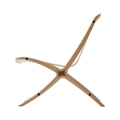 X HM10 Lounge Chair vista perfil &Tradition X HM10 Lounge Chair vista perfil &Tradition