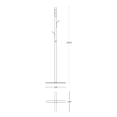 Ondarreta, Porte-manteau Ele Stand Ondarreta, Porte-manteau Ele Stand