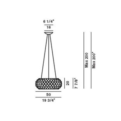 Lampada a sospensione a LED Caboche - Foscarini Lampada a sospensione a LED Caboche - Foscarini