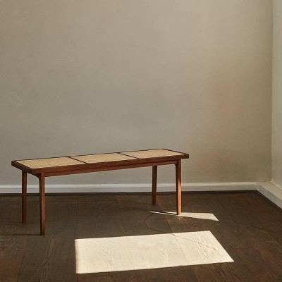 Le Roi Bench de Norr11 Dark Smoked Oak Le Roi Bench de Norr11 Dark Smoked Oak