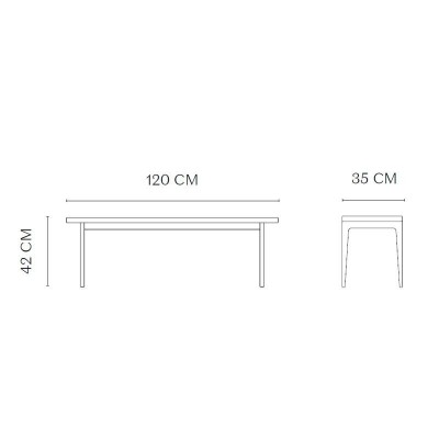 Medidas Le Roi Bench - Norr11 Medidas Le Roi Bench - Norr11