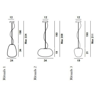 Lampe à suspension Rituals - Foscarini Lampe à suspension Rituals - Foscarini