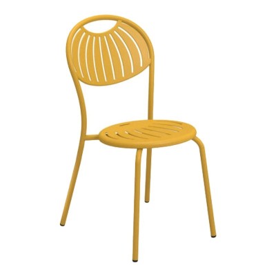 Silla Coupole color amarillo curry 62 de Emu Silla Coupole color amarillo curry 62 de Emu
