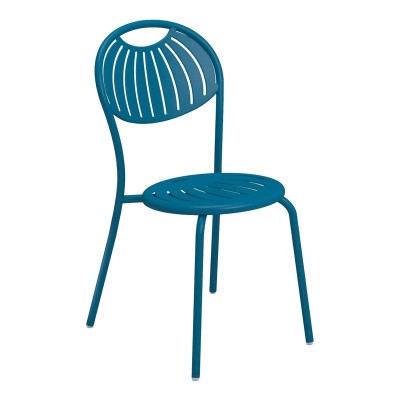 Silla Coupole color azul 61 de Emu Silla Coupole color azul 61 de Emu
