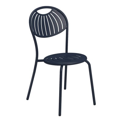 Silla Coupole color azul oscuro 48 de Emu Silla Coupole color azul oscuro 48 de Emu