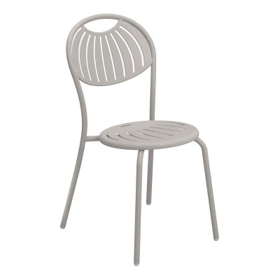 Silla Coupole color cemento 73 de Emu Silla Coupole color cemento 73 de Emu