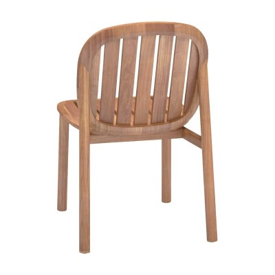 Silla Twins en madera de teca respaldo de Emu Silla Twins en madera de teca respaldo de Emu