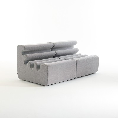 Butacas Karelia juntas gris Zanotta