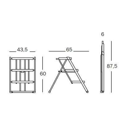 Nuovastep escalera plegable Magis medidas Nuovastep escalera plegable Magis medidas