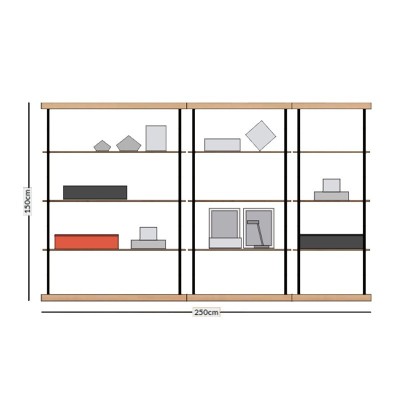 Treku, Bost 250 cm Shelf. Treku, Bost 250 cm Shelf.