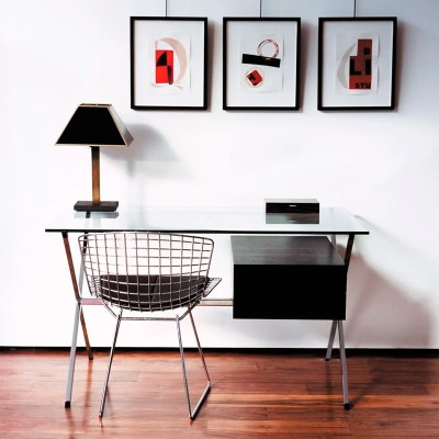 Escritorio Albini Mini Desk Knoll en casa Escritorio Albini Mini Desk Knoll en casa