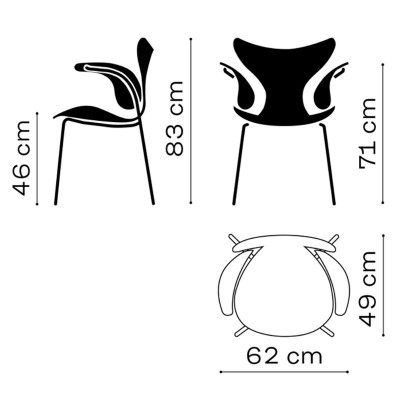 Lily poltrona Fritz Hansen Lily poltrona Fritz Hansen