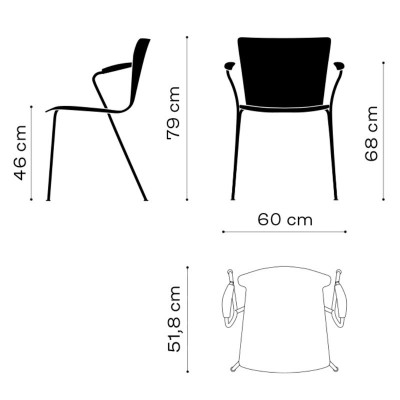 Vico Duo con braccia di Fritz Hansen Vico Duo con braccia di Fritz Hansen