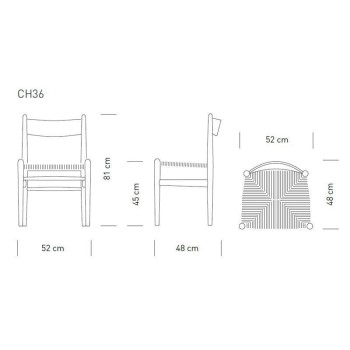 silla CH36 Carl Hansen